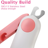 Pet scissors, cat nail scissors, adjustable round hole scissors, pet nail clippers, novice pet scissors