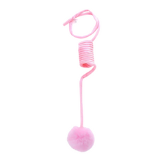 Self-Play String Toy for Kittens with Ball