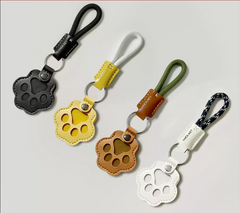 Memorial Leather Pet Hair Storage Keychain