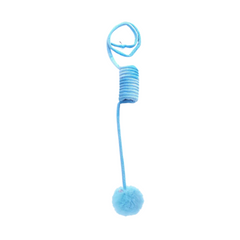 Self-Play String Toy for Kittens with Ball