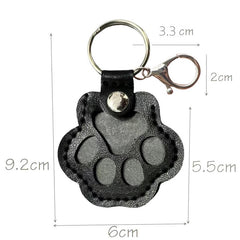 Memorial Leather Pet Hair Storage Keychain Pet hair storage pendant Pet creative commemorative keychain Pet hair collector