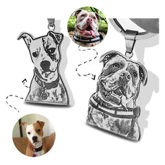 Photo customized pet keychains, dog and cat souvenir gifts, family souvenirs, pet puppy tags, keychains