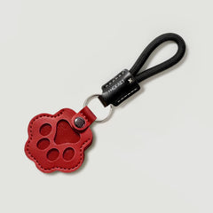 Memorial Leather Pet Hair Storage Keychain