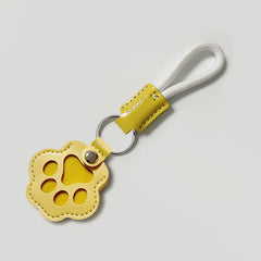 Memorial Leather Pet Hair Storage Keychain