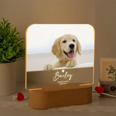Custom Pet Memorial Frame – Personalized Photo Keepsake for Pet Lovers