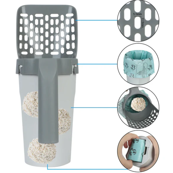 Self-Cleaning Cat Litter Scoop