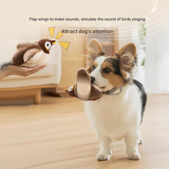 Bird Electric Pet Toy Sound Simulation Bite Resistant Bird Hunting Self-Entertainment Artifact