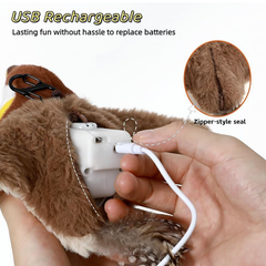 Bird Electric Pet Toy Sound Simulation Bite Resistant Bird Hunting Self-Entertainment Artifact
