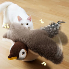 Bird Electric Pet Toy Sound Simulation Bite Resistant Bird Hunting Self-Entertainment Artifact