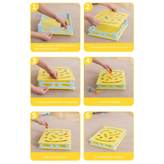 Pet educational toys, bell turntables, cat toys, cat entertainment toys