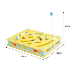 Pet educational toys, bell turntables, cat toys, cat entertainment toys