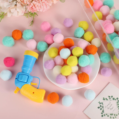 Pet toy ball, plush ball launching gun, entertainment and fun cat gun, pet cat toy, cat toy supplies