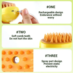 Pet grooming, small comb, outdoor comb, detangling comb, electric steam spray comb, bath brush, detangling comb