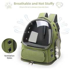 Pet bag pet backpack portable pet backpack for going out large capacity breathable four seasons universal pet bag