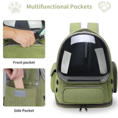 Pet bag pet backpack portable pet backpack for going out large capacity breathable four seasons universal pet bag
