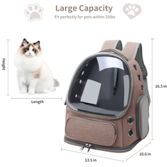 Pet bag pet backpack portable pet backpack for going out large capacity breathable four seasons universal pet bag