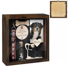 Pet Memorial Photo Frames, Customized Photo Displays, Pet Hair Growth Memorials, and Preserved Mementos of Passed-Away Pets