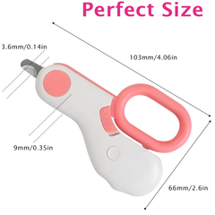 Pet scissors, cat nail scissors, adjustable round hole scissors, pet nail clippers, novice pet scissors