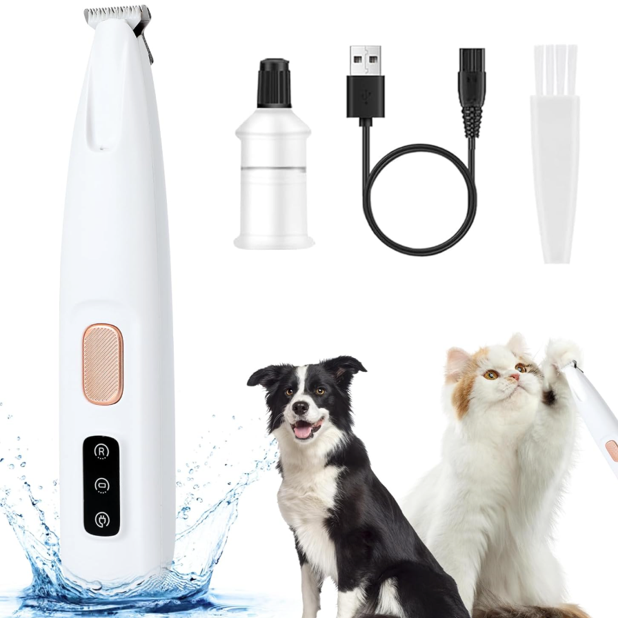 Pet shaver, pet-specific, pet foot shaving tool, foot trimming, cat hair electric shaver, silent shaver