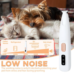 Pet shaver, pet-specific, pet foot shaving tool, foot trimming, cat hair electric shaver, silent shaver