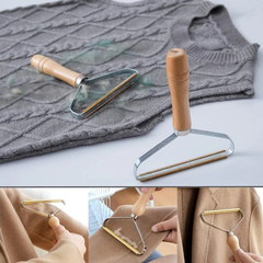 Double-sided hair remover for household windbreakers, sweaters, pilling, pet hair, manual hair removal, hair ball removal, shaving tool