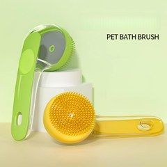 Pet Bath Brush, Pet Silicone Bath Massager, Cat Bath Brush, Dog Bath Products