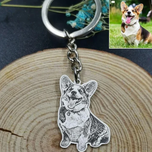 Personalized Pet Keychain