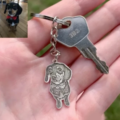 Photo customized pet keychains, dog and cat souvenir gifts, family souvenirs, pet puppy tags, keychains